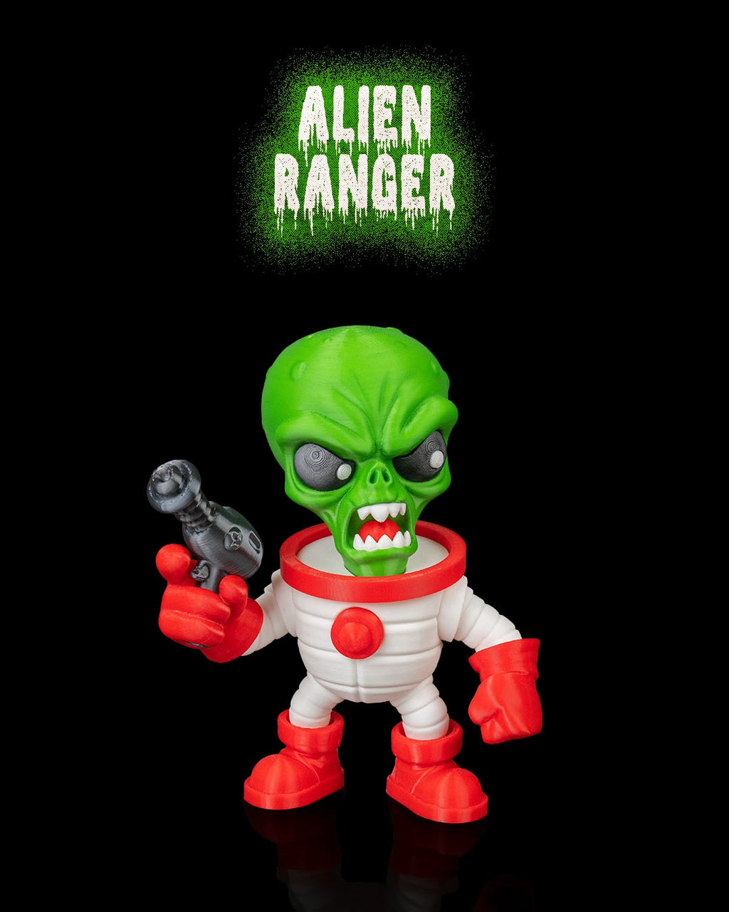 Alien Ranger — halloween decor, view 1, 3D printed by Craft & Press