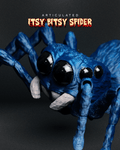 Articulated Itsy Bitsy Spider — halloween toy, view 1, 3D printed by Craft & Press