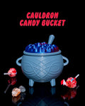Cauldron Candy Bucket — halloween candy holder, view 1, 3D printed by Craft & Press