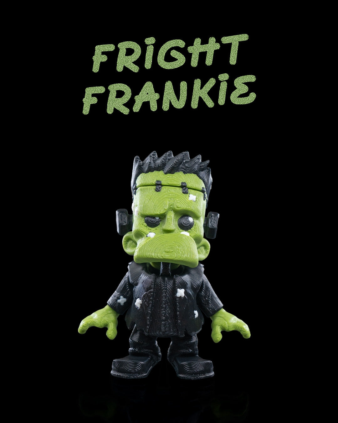 Fright Frankie — halloween toy, view 1, 3D printed by Craft & Press