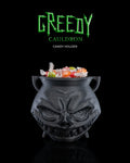 Greedy Cauldron Candy Holder — halloween candy holder, view 1, 3D printed by Craft & Press