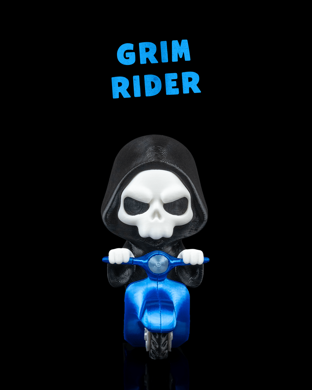 Grim Rider — halloween toy, view 1, 3D printed by Craft & Press