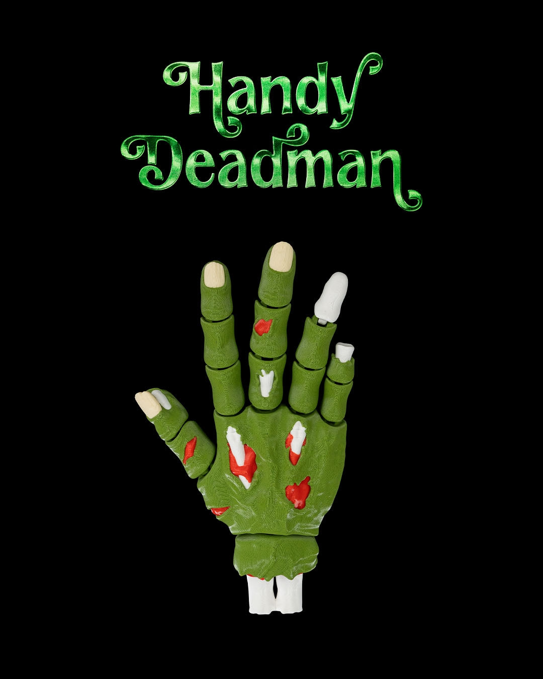 Handy deadman — halloween toy, view 1, 3D printed by Craft & Press