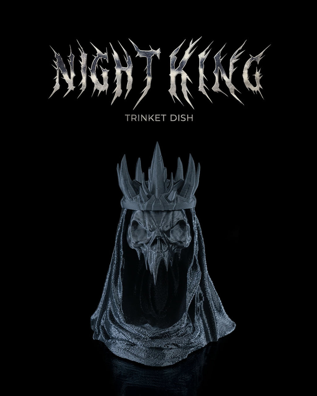 Night King Trinket Dish — halloween organizer, view 1, 3D printed by Craft & Press