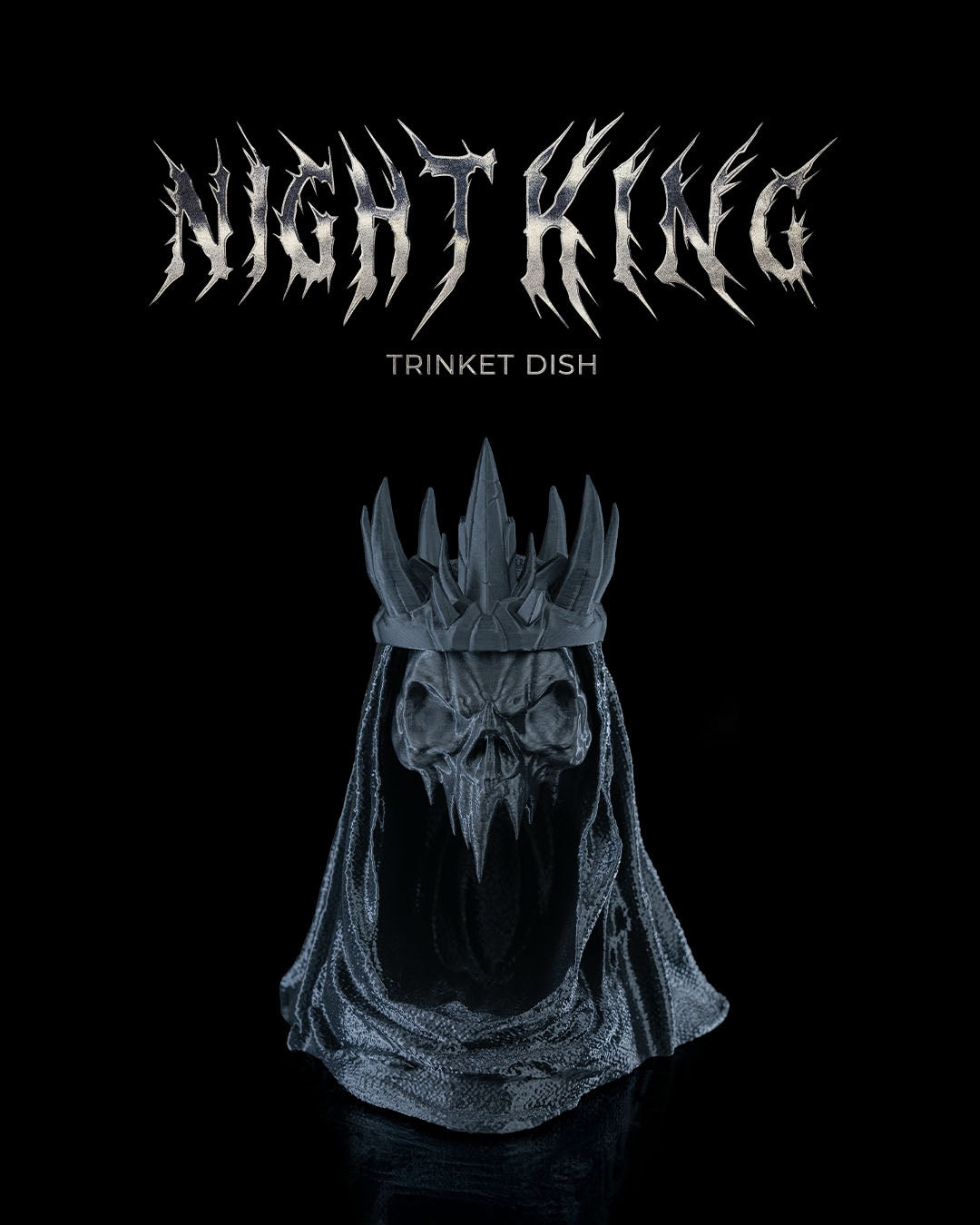 Night King Trinket Dish — halloween organizer, view 1, 3D printed by Craft & Press