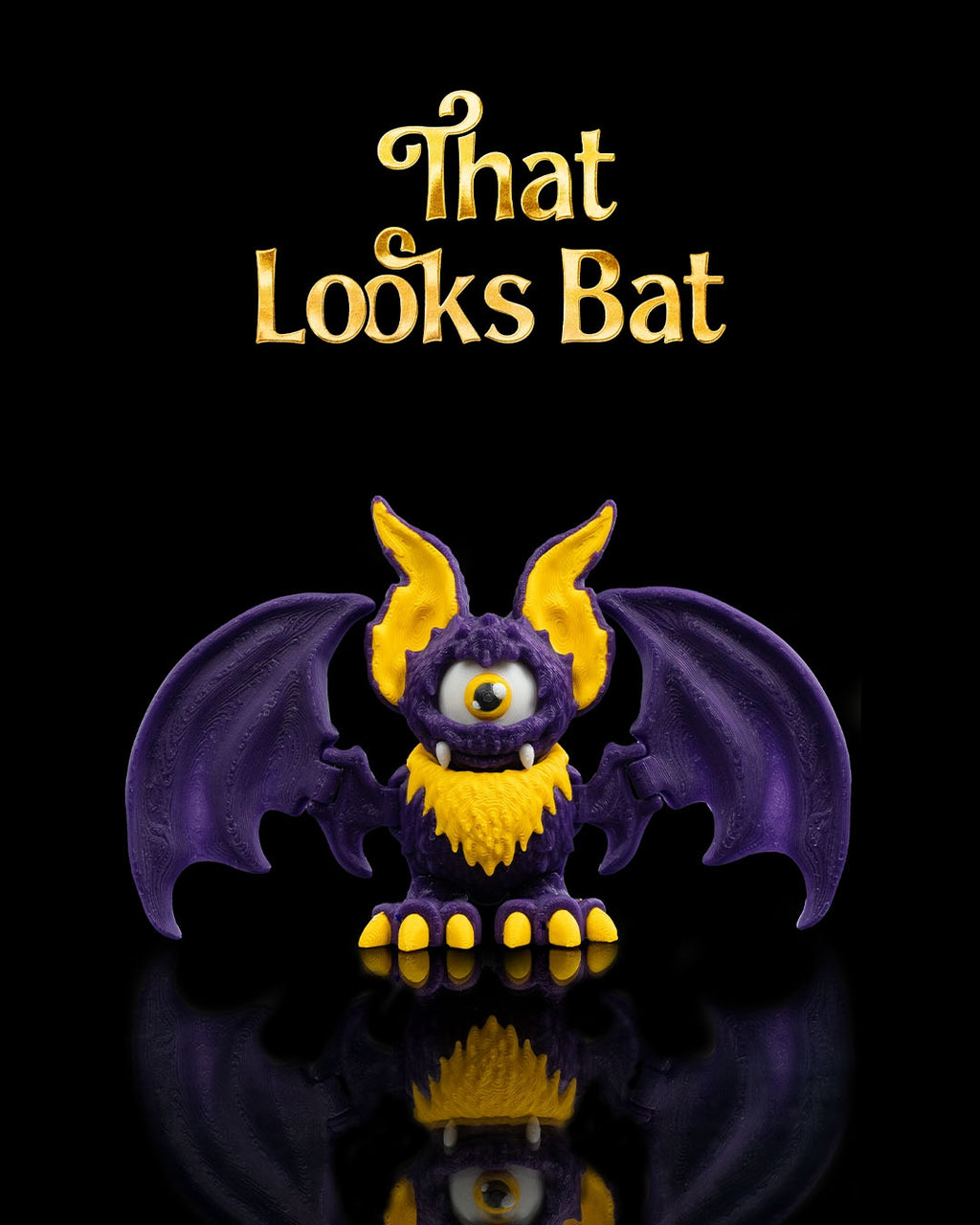 That looks bat — halloween toy, view 1, 3D printed by Craft & Press