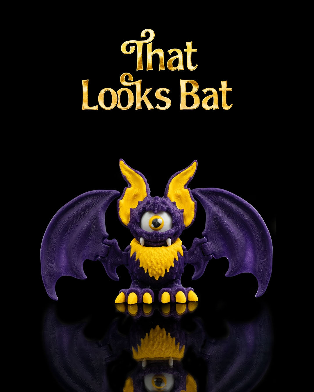 That looks bat — halloween toy, view 1, 3D printed by Craft & Press