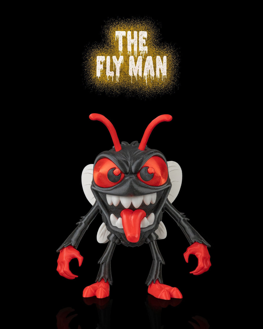 The Fly Man — halloween decor, view 1, 3D printed by Craft & Press