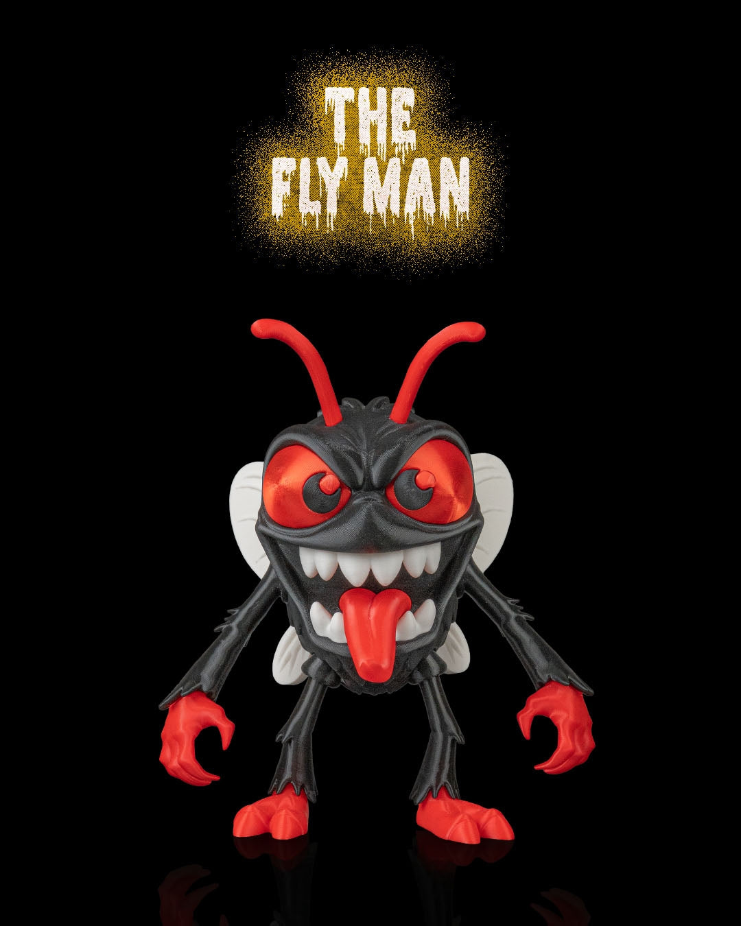 The Fly Man — halloween decor, view 1, 3D printed by Craft & Press