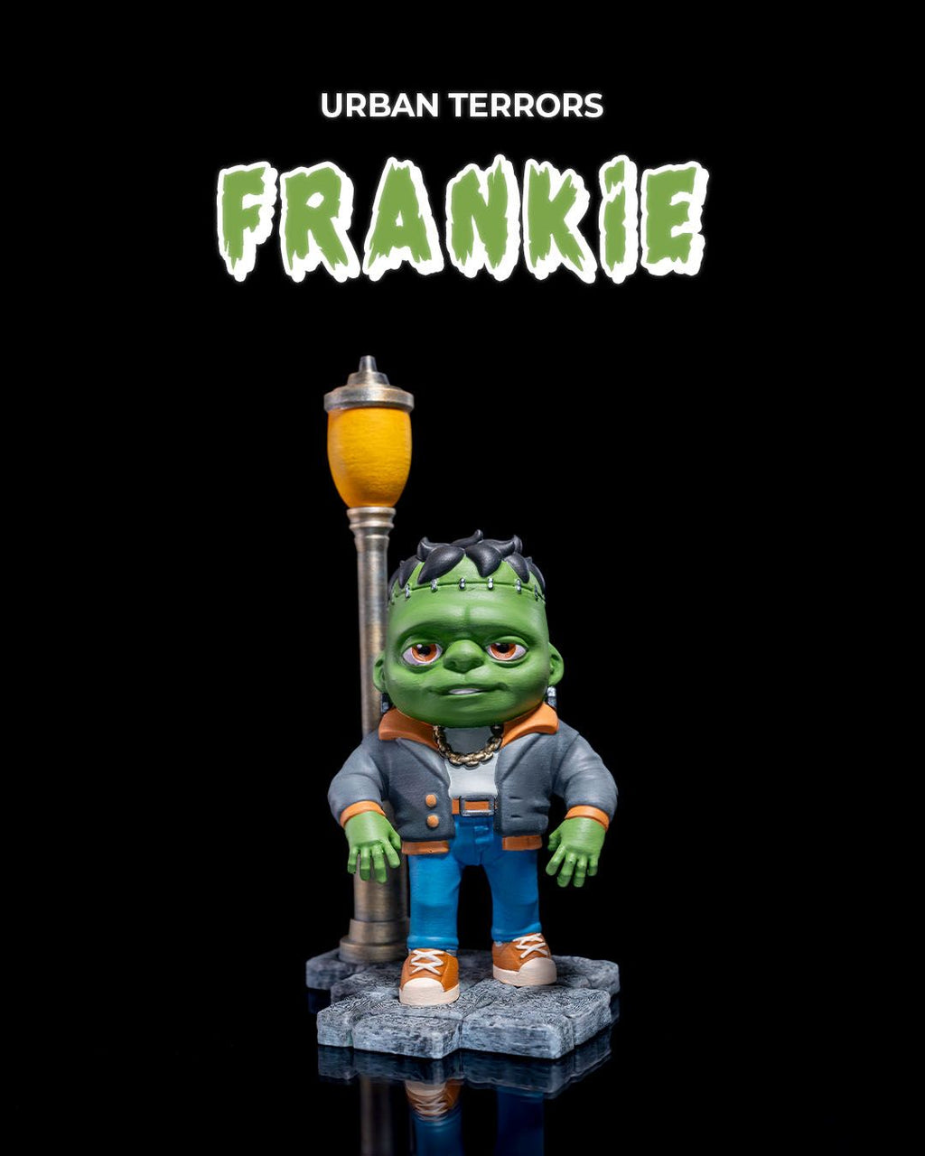 Urban Terrors - Frankie — halloween decor, view 1, 3D printed by Craft & Press