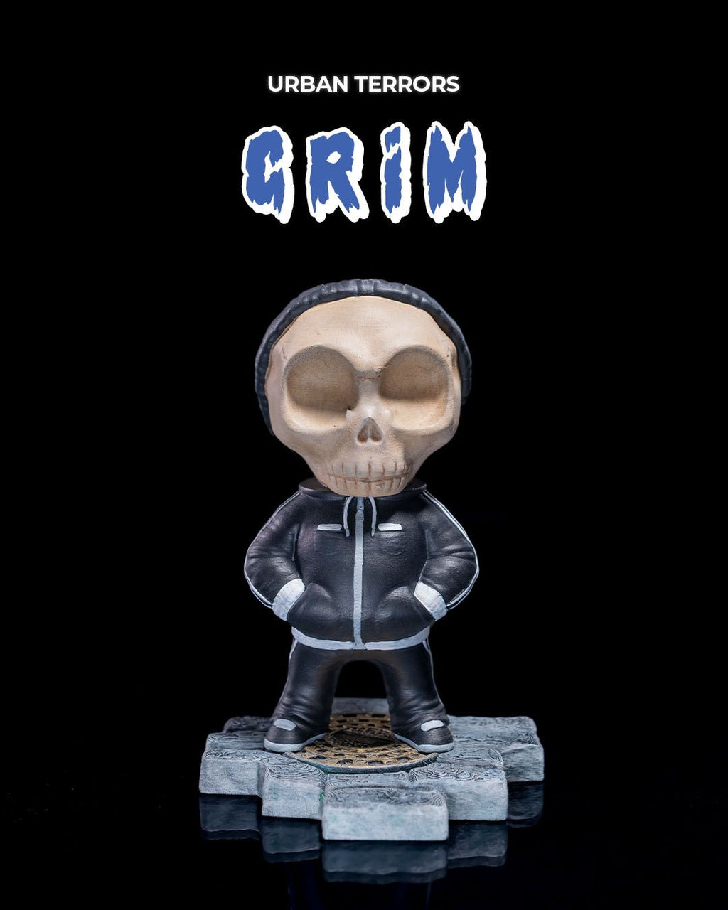 Urban Terrors - Grim — halloween decor, view 1, 3D printed by Craft & Press