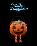 Walkin Pumpkin Candy Holder — halloween candy holder, view 1, 3D printed by Craft & Press