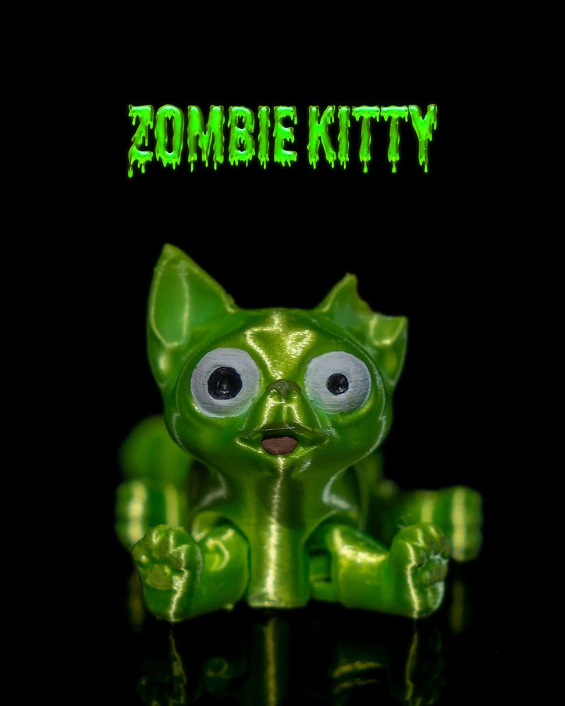 Zombie Kitty — halloween toy, view 1, 3D printed by Craft & Press