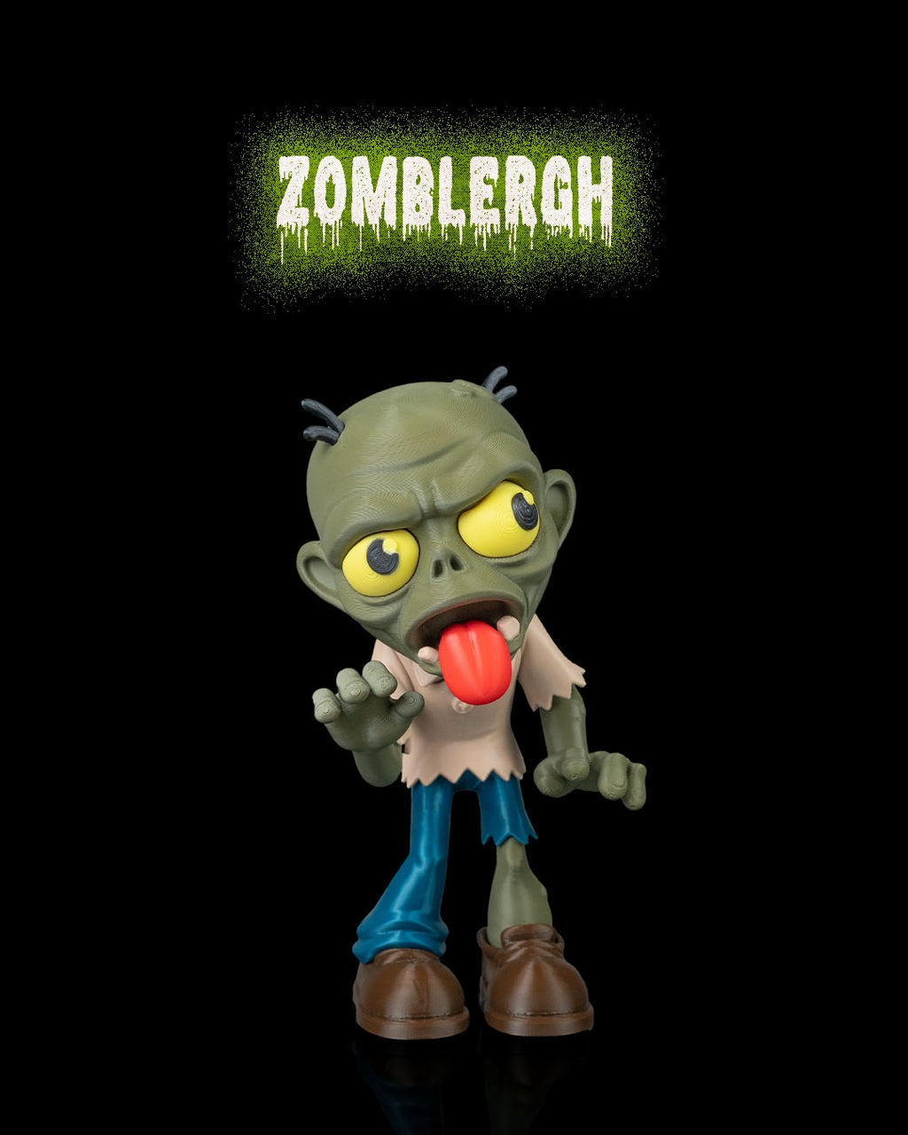 Zomblergh — halloween decor, view 1, 3D printed by Craft & Press
