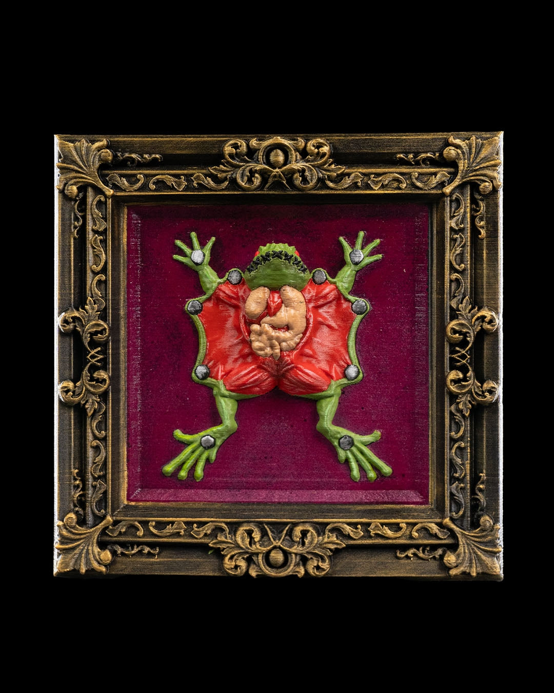 Dissected Frog — halloween decor, view 2, 3D printed by Craft & Press