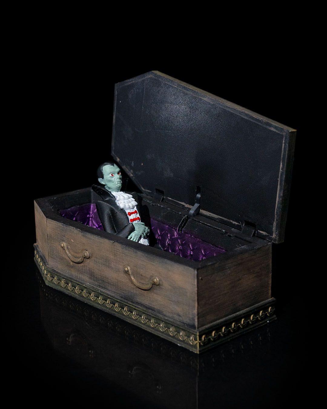 Dracula’s Slumber — halloween decor, view 2, 3D printed by Craft & Press