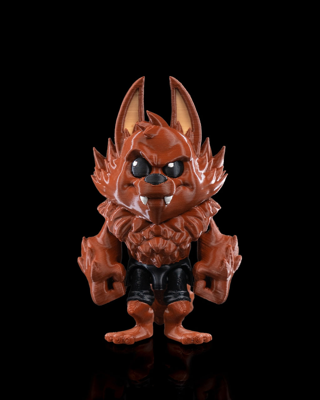 Furrocious Wolf — halloween toy, view 2, 3D printed by Craft & Press