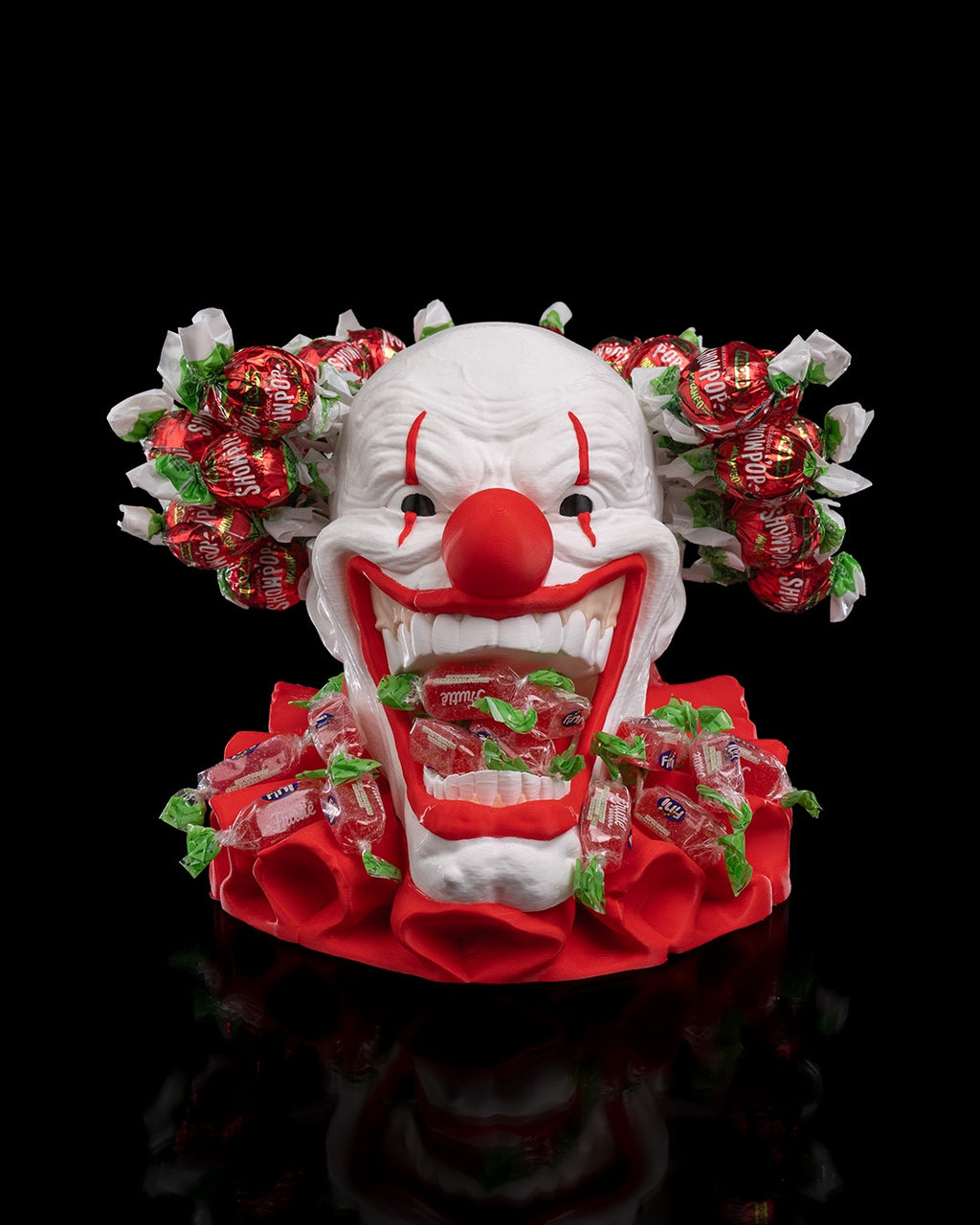 Gory Giggles Candy Holder — halloween candy holder, view 2, 3D printed by Craft & Press