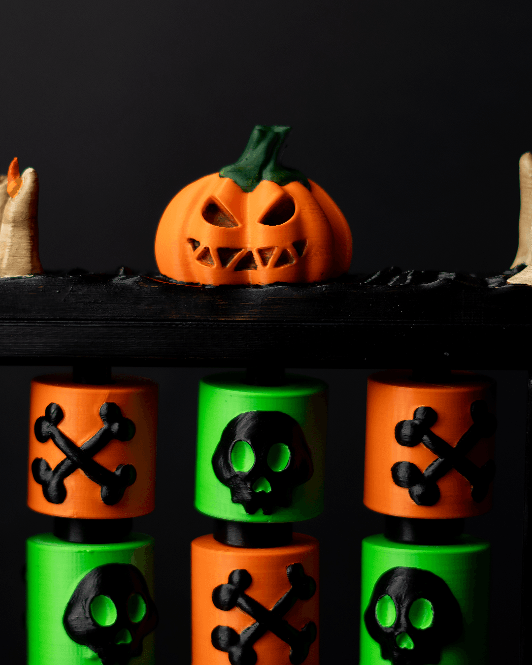Halloween Tic-Tac-Toe — halloween decor, view 2, 3D printed by Craft & Press