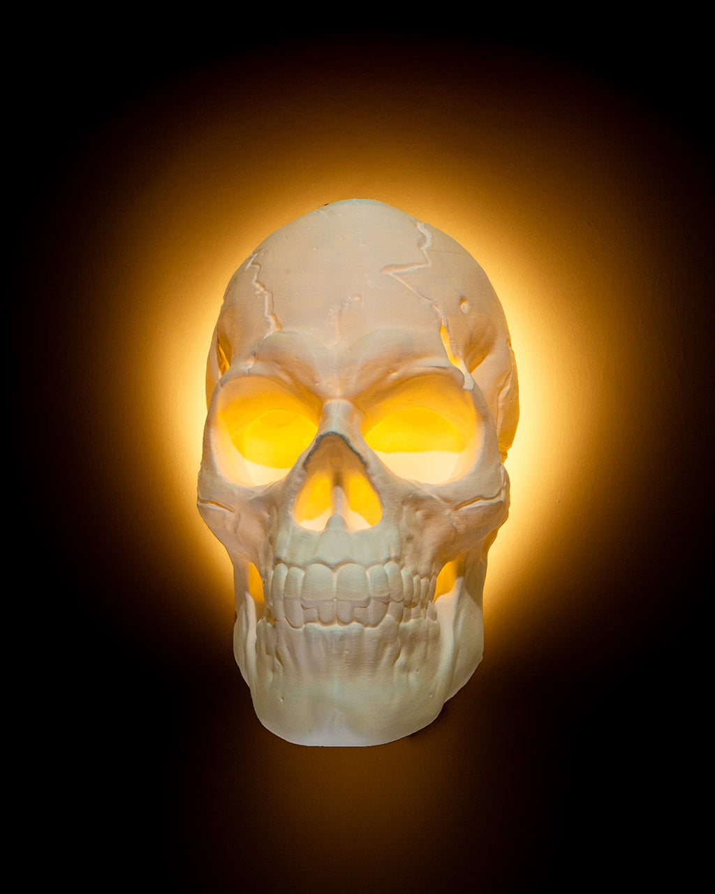 Light Headed Wall Light — halloween lamp, view 2, 3D printed by Craft & Press