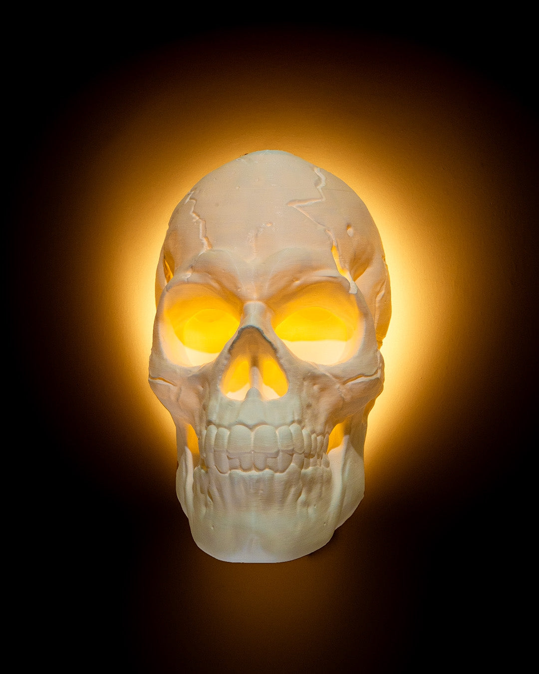 Light Headed Wall Light — halloween lamp, view 2, 3D printed by Craft & Press