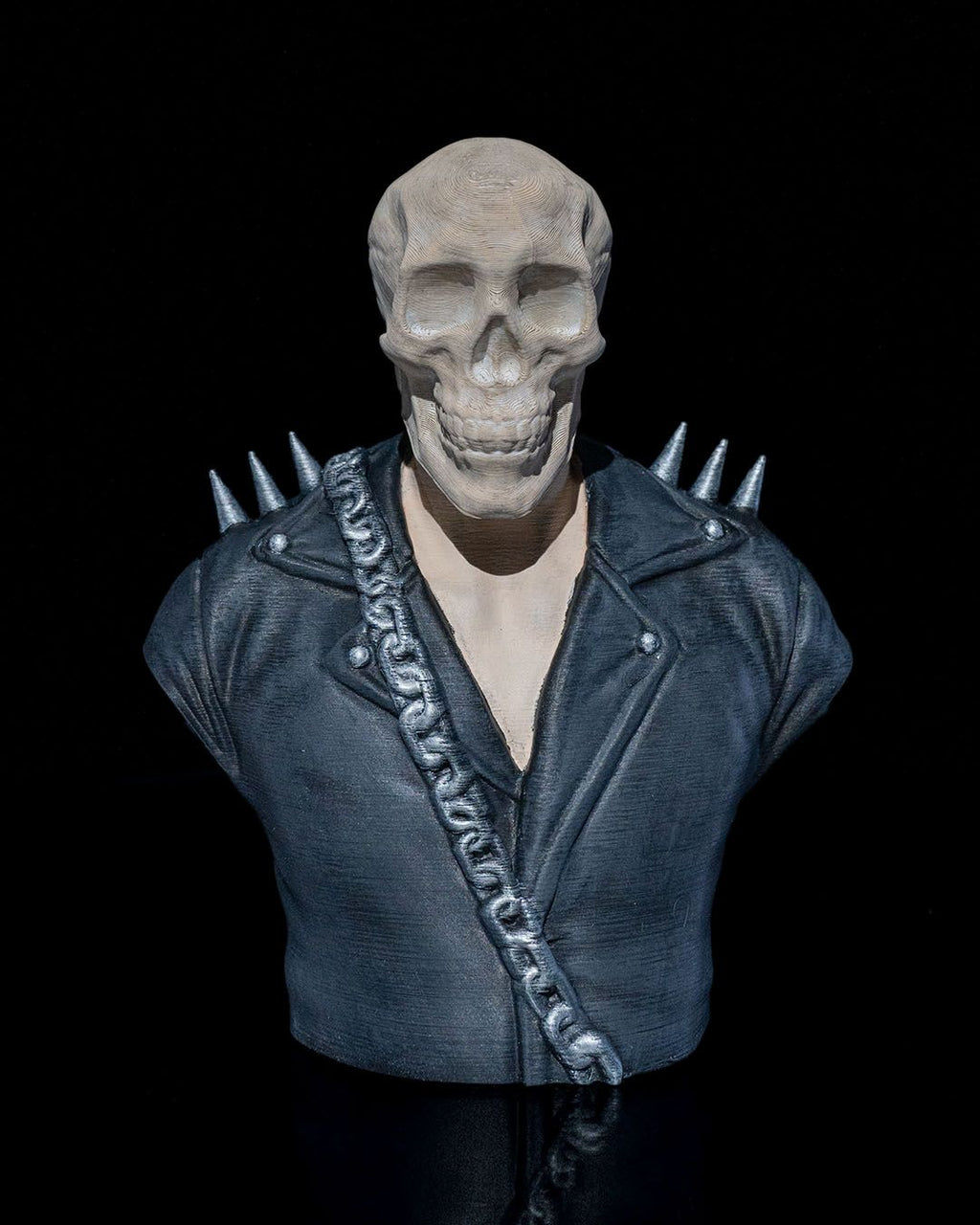 Minor Injury Skeleton Bust — halloween decor, view 2, 3D printed by Craft & Press