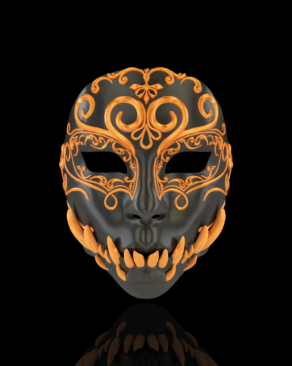 Opulent Masquerade Halloween Mask — halloween mask, view 2, 3D printed by Craft & Press