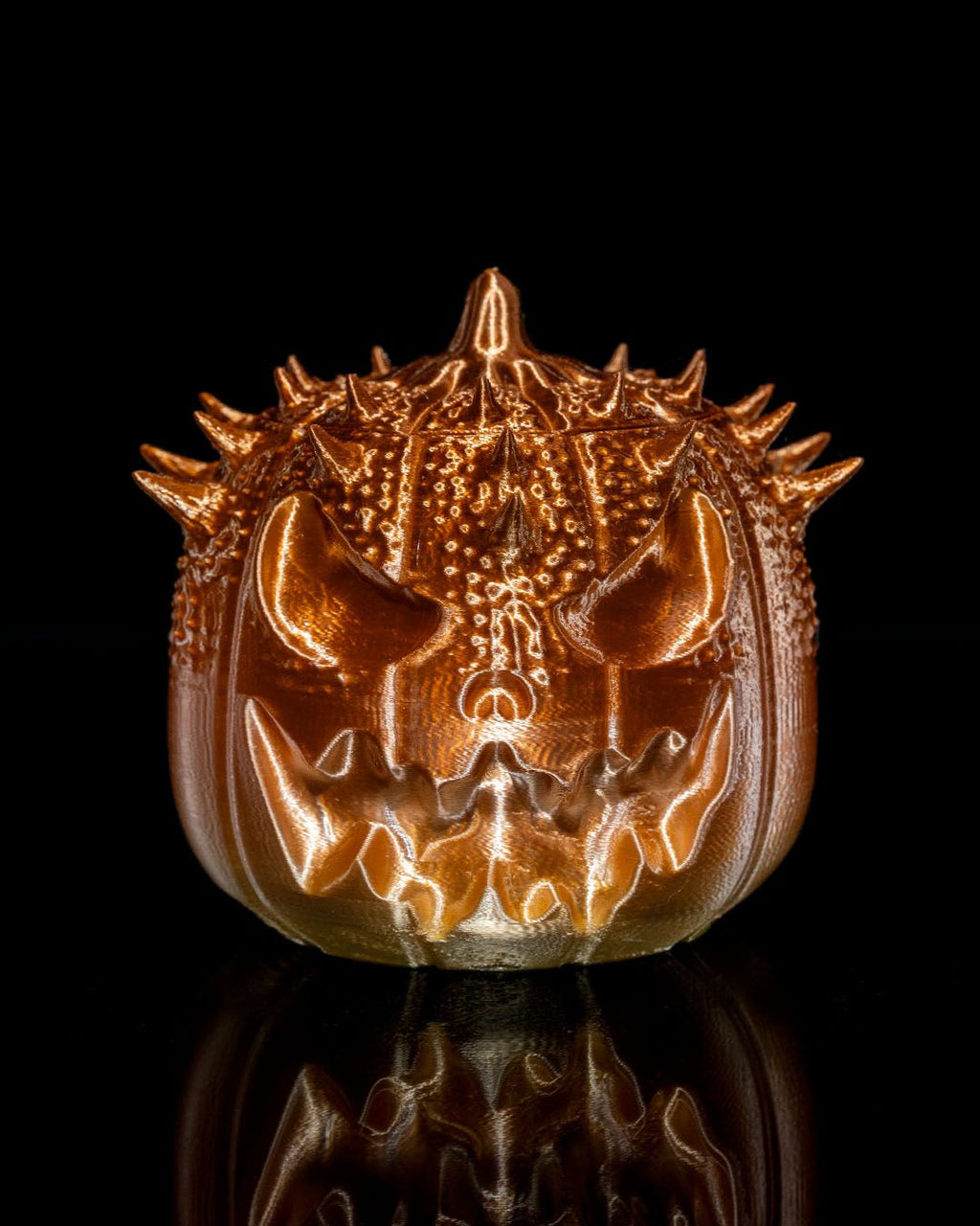 Pumpkin Candy Bucket — halloween candy holder, view 2, 3D printed by Craft & Press