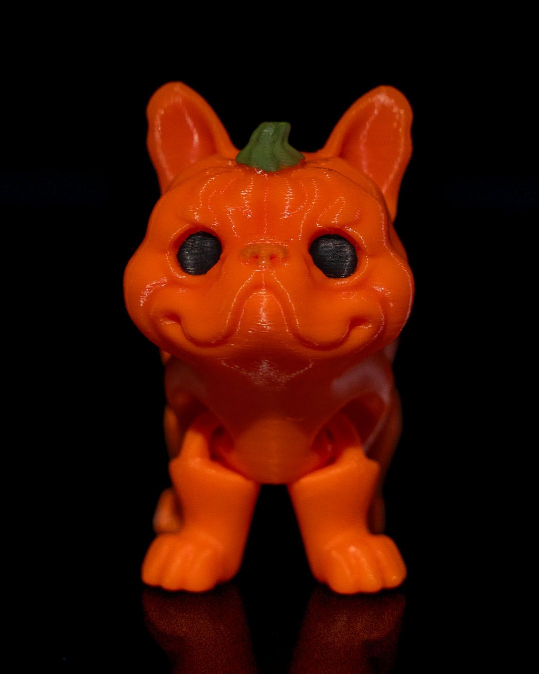 Pumpkin Dog — halloween toy, view 2, 3D printed by Craft & Press