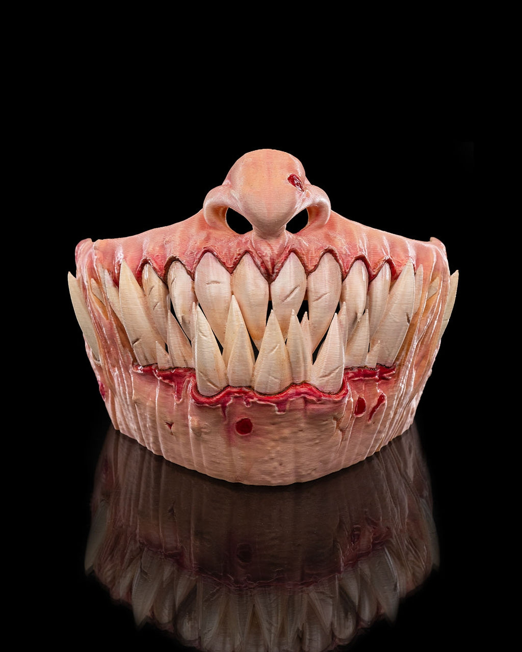 Savage Smile Halloween Mask — halloween mask, view 2, 3D printed by Craft & Press