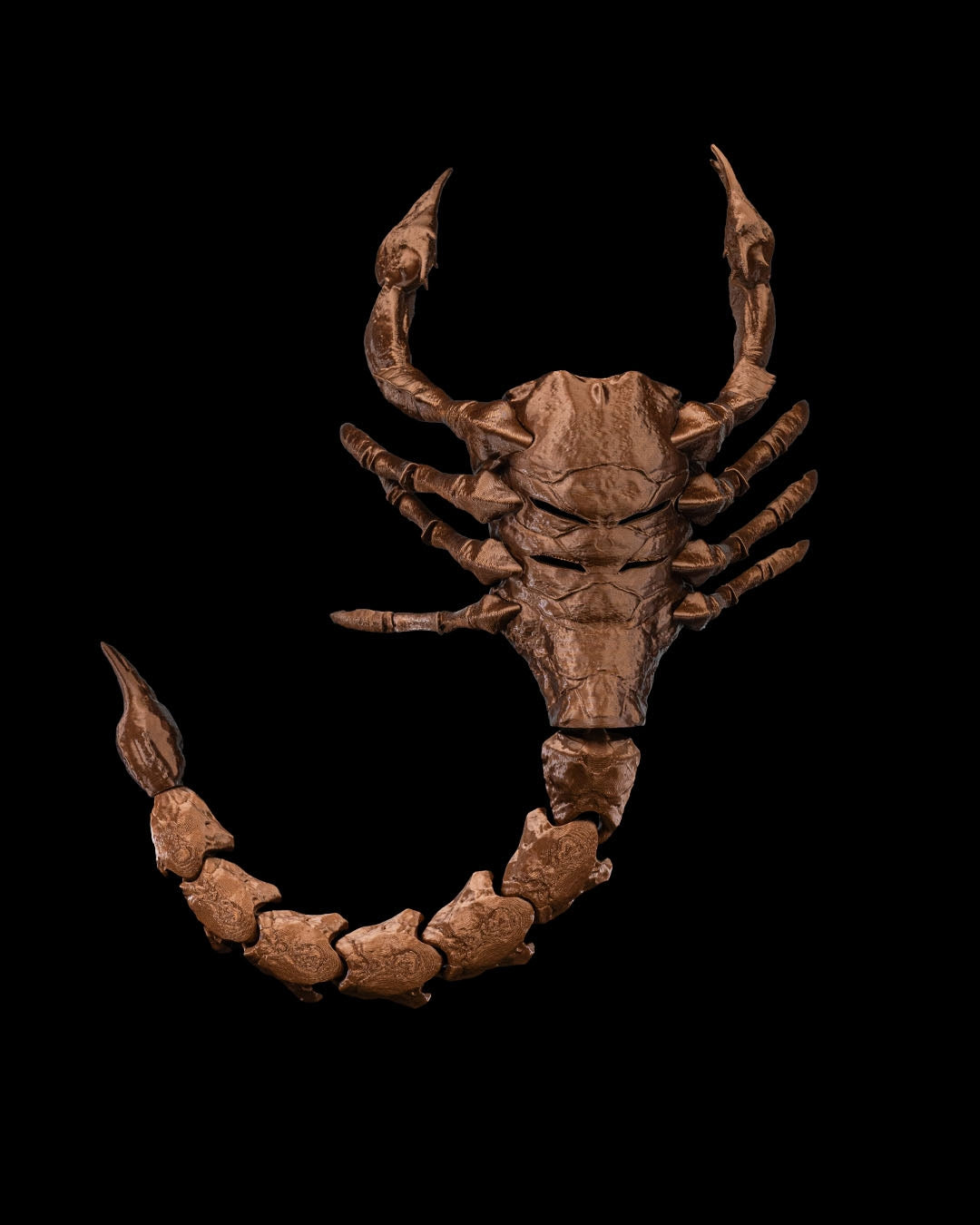 Scorpion Grasp Halloween Mask — halloween mask, view 2, 3D printed by Craft & Press