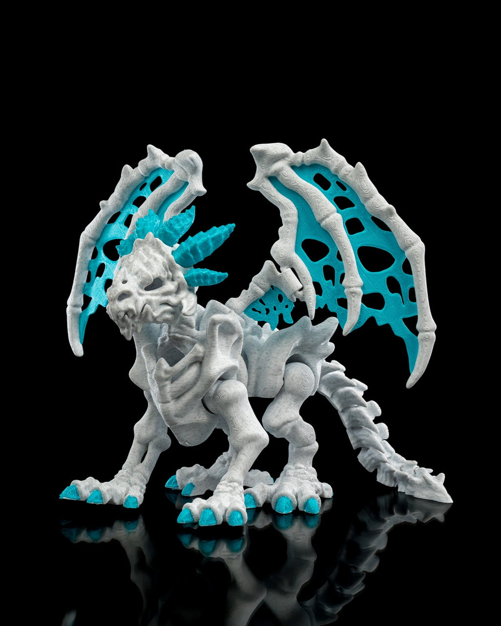 Ske-lethal dragon — halloween toy, view 2, 3D printed by Craft & Press