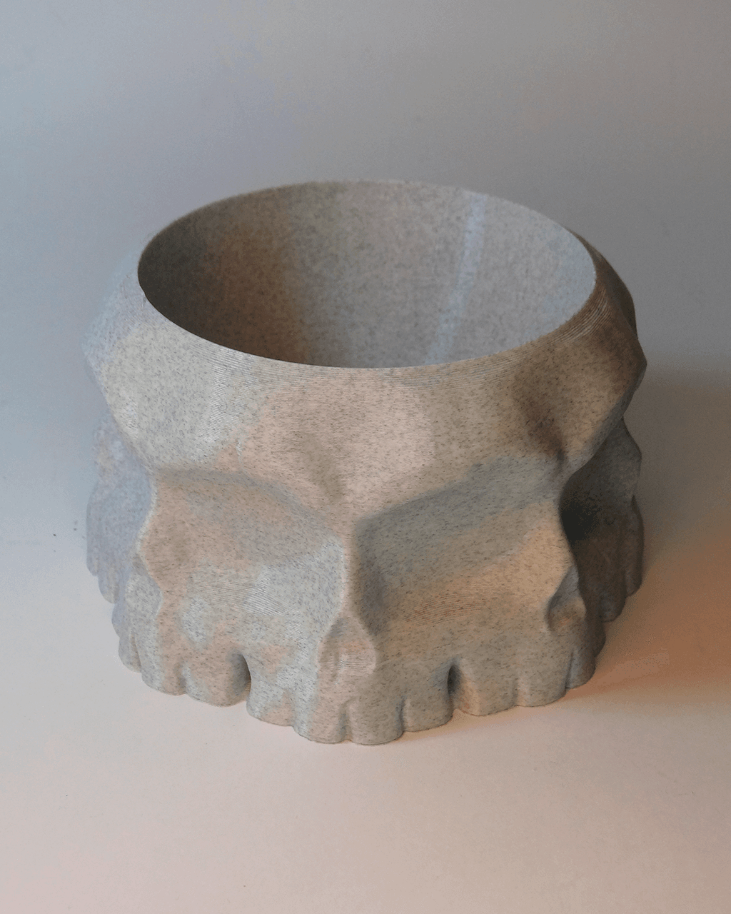 Skull Bowl — halloween decor, view 2, 3D printed by Craft & Press