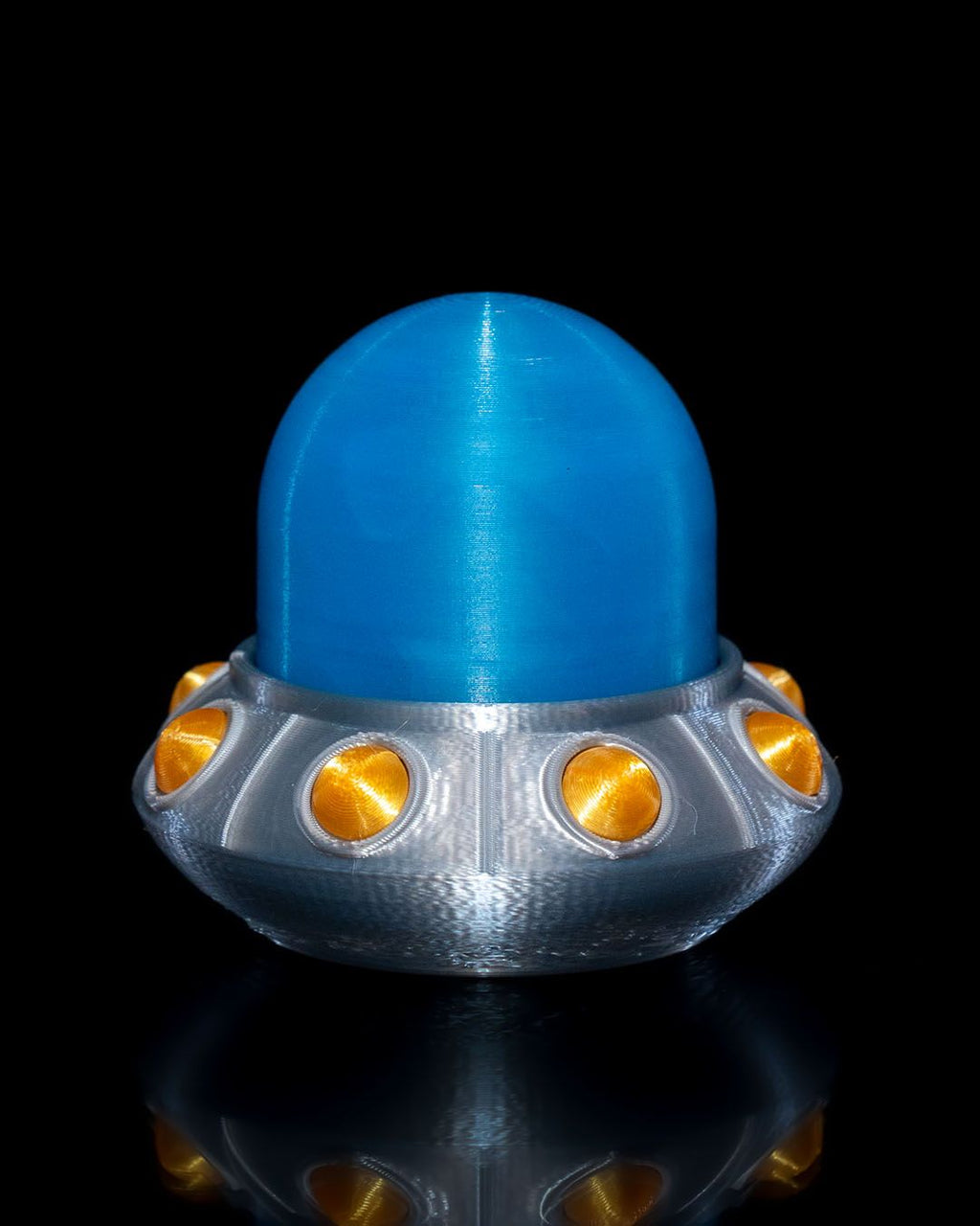 UFO Grinder — halloween toy, view 2, 3D printed by Craft & Press