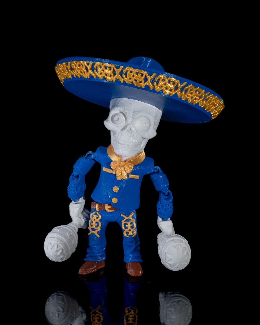 Undead Jobs - Mariachi — halloween toy, view 2, 3D printed by Craft & Press
