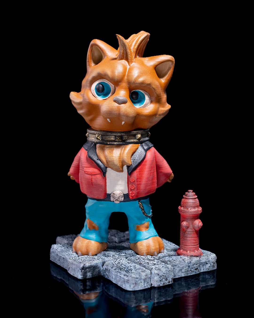 Urban Terrors - Werewolf — halloween decor, view 2, 3D printed by Craft & Press