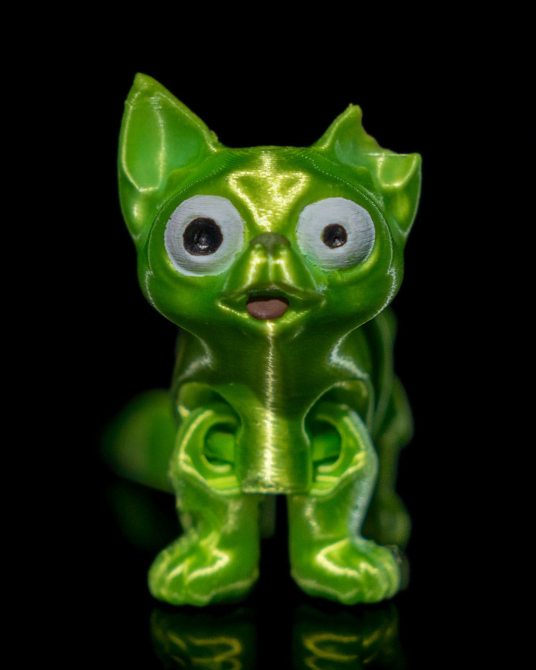 Zombie Kitty — halloween toy, view 2, 3D printed by Craft & Press