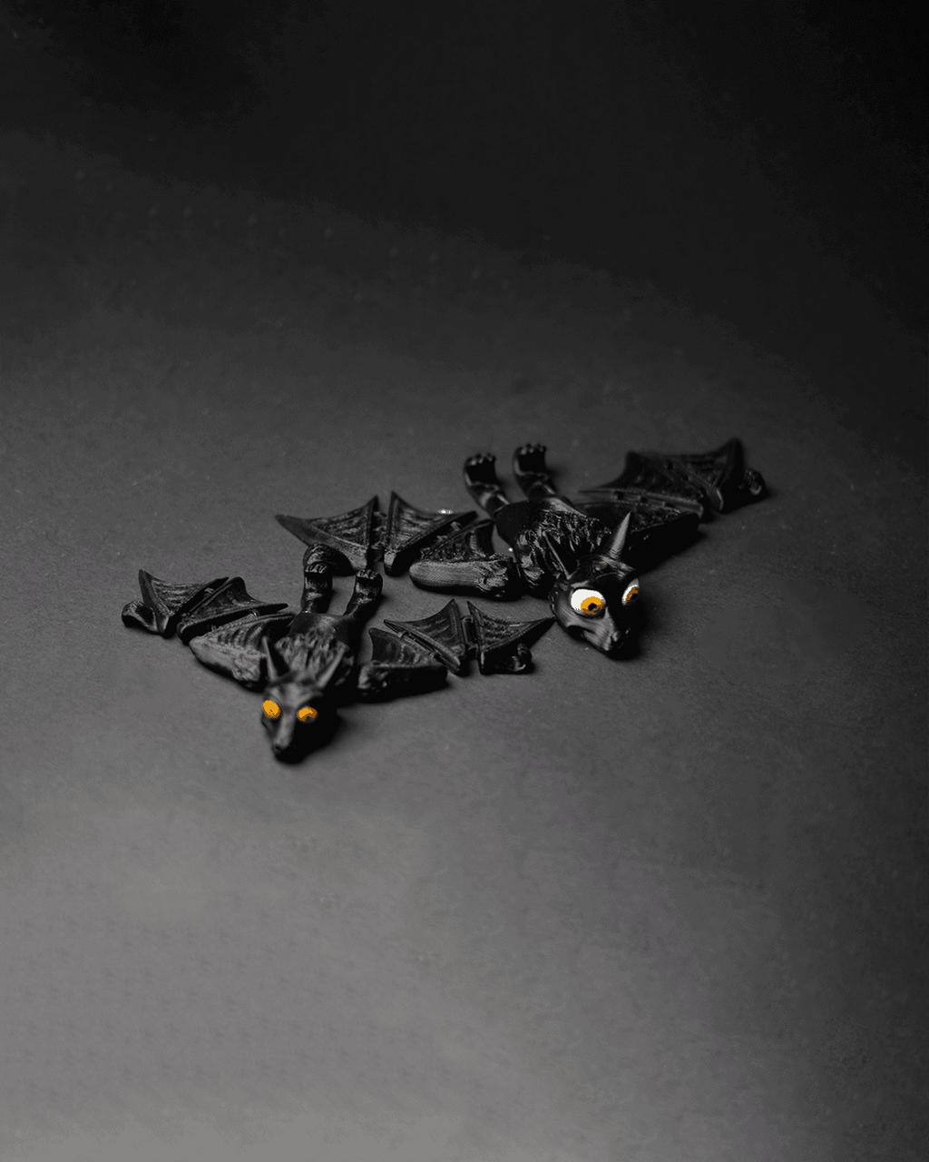 Articulated Hanging Bat — halloween toy, view 3, 3D printed by Craft & Press