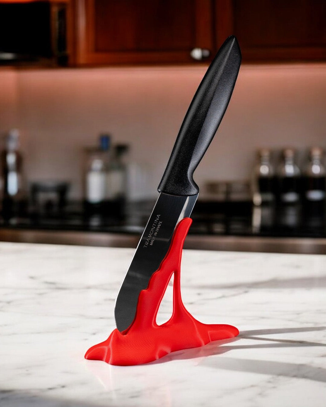 Bloody Sharp Knife Holder — halloween decor, view 3, 3D printed by Craft & Press
