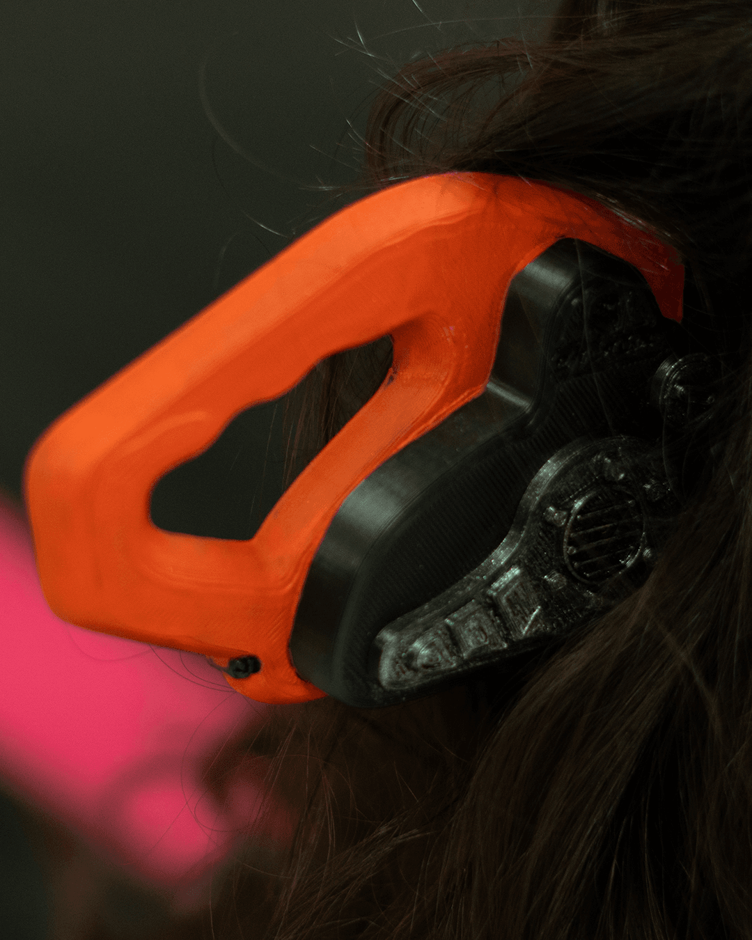 Brainwreck Chainsaw — halloween decor, view 3, 3D printed by Craft & Press