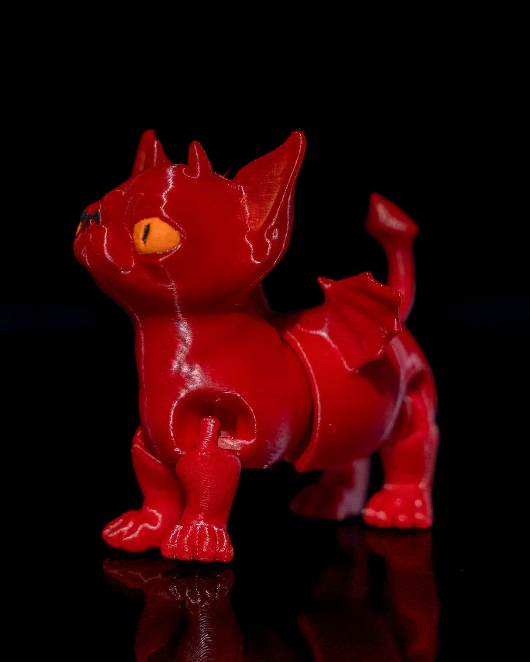 Chihuahua, Demonic Dog — halloween toy, view 3, 3D printed by Craft & Press