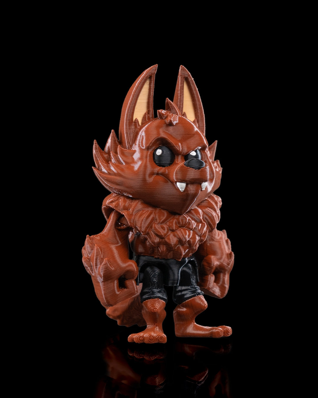 Furrocious Wolf — halloween toy, view 3, 3D printed by Craft & Press