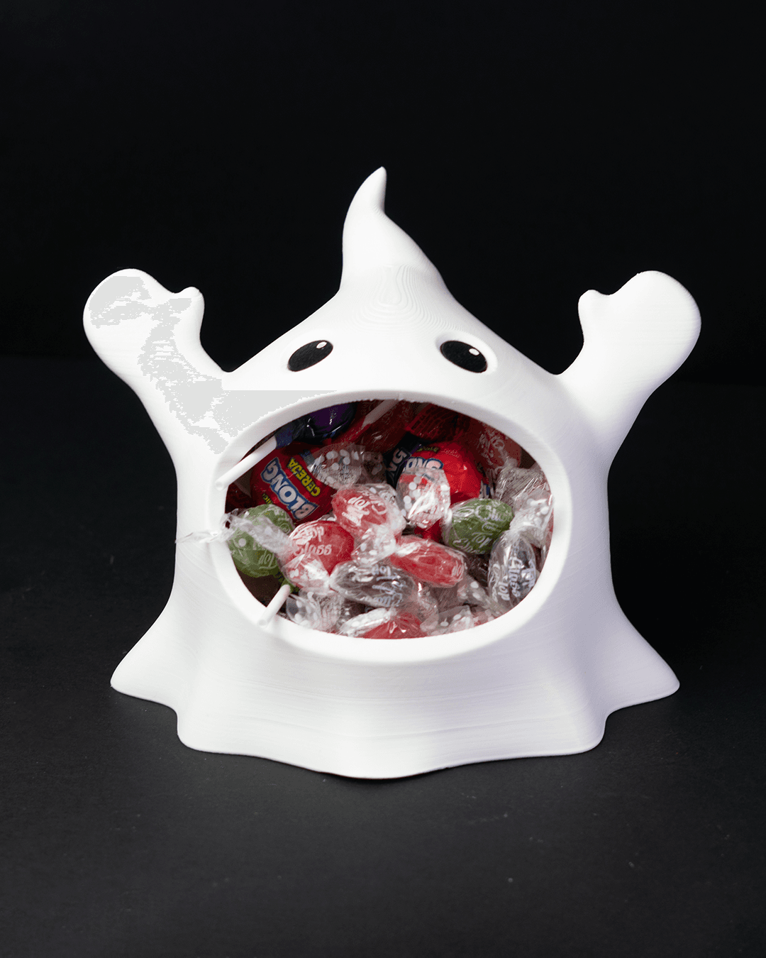 Glutton Ghost Bowl — halloween decor, view 3, 3D printed by Craft & Press