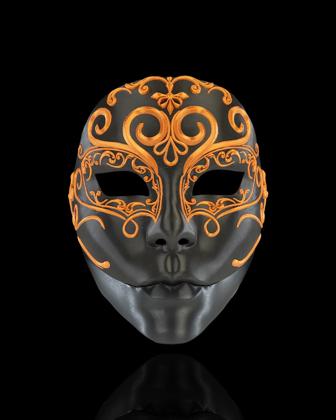 Opulent Masquerade Halloween Mask — halloween mask, view 3, 3D printed by Craft & Press