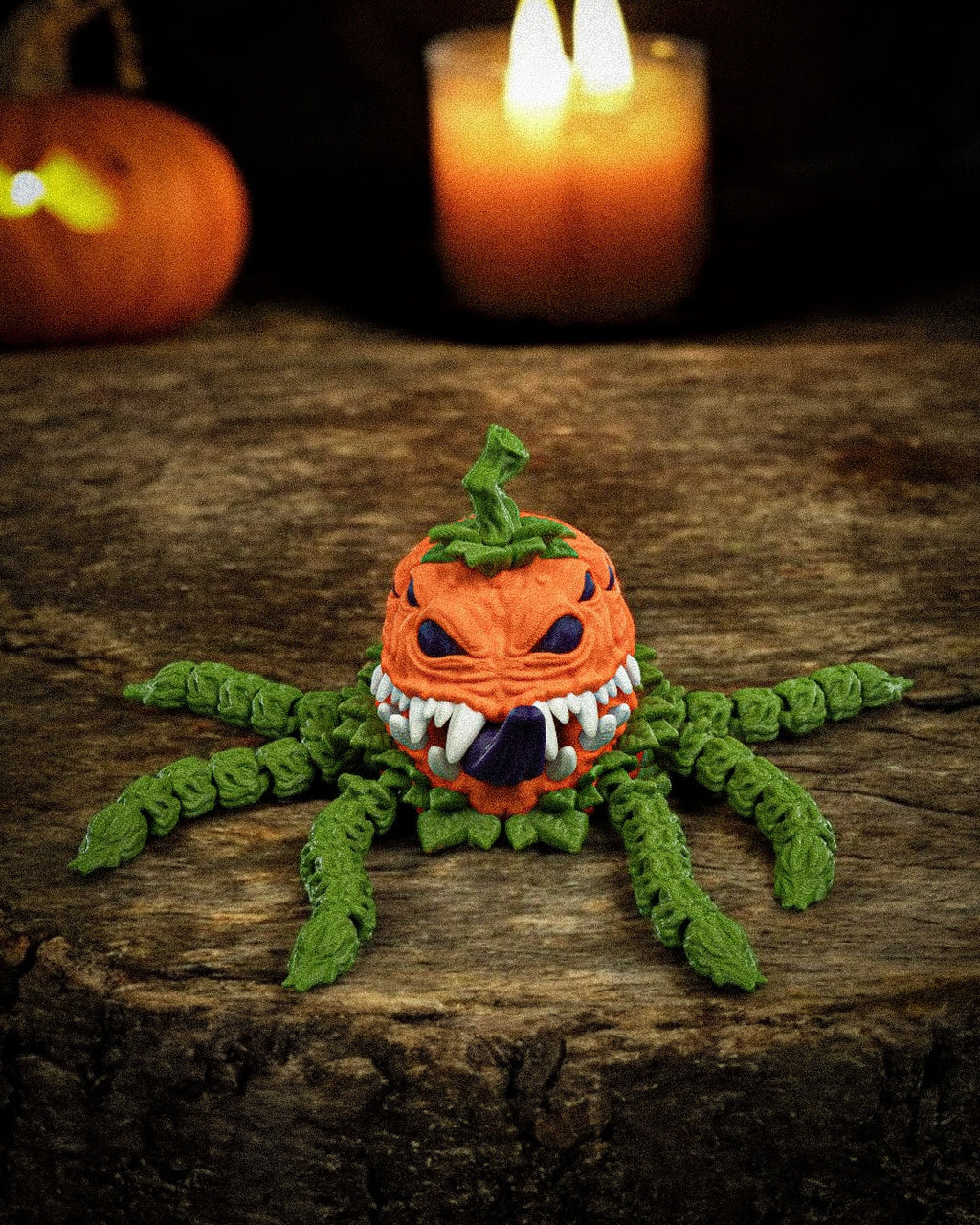 Pump-kraken — halloween toy, view 3, 3D printed by Craft & Press