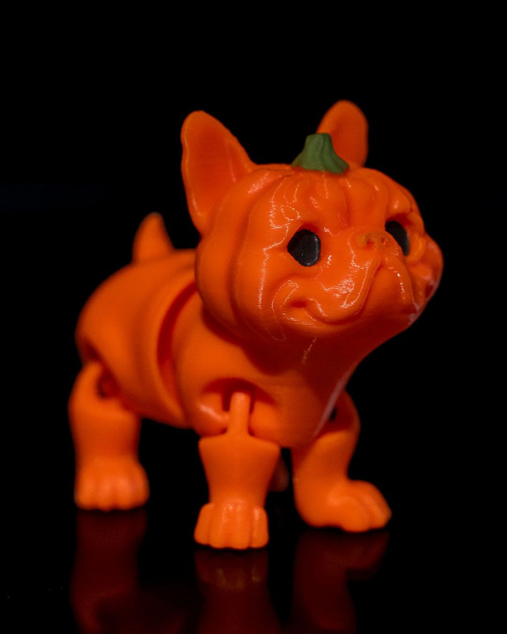 Pumpkin Dog — halloween toy, view 3, 3D printed by Craft & Press