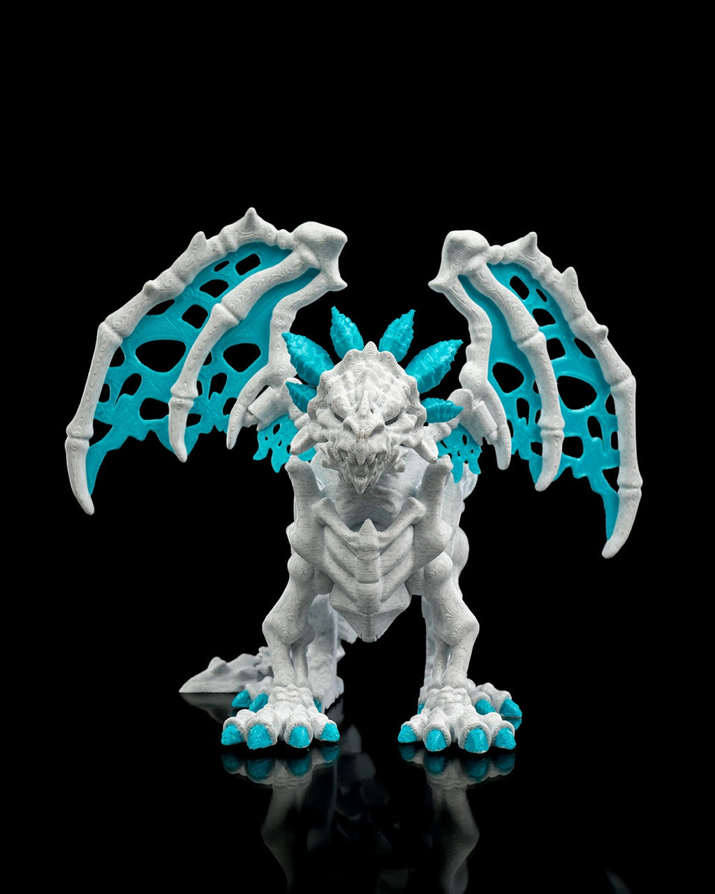 Ske-lethal dragon — halloween toy, view 3, 3D printed by Craft & Press