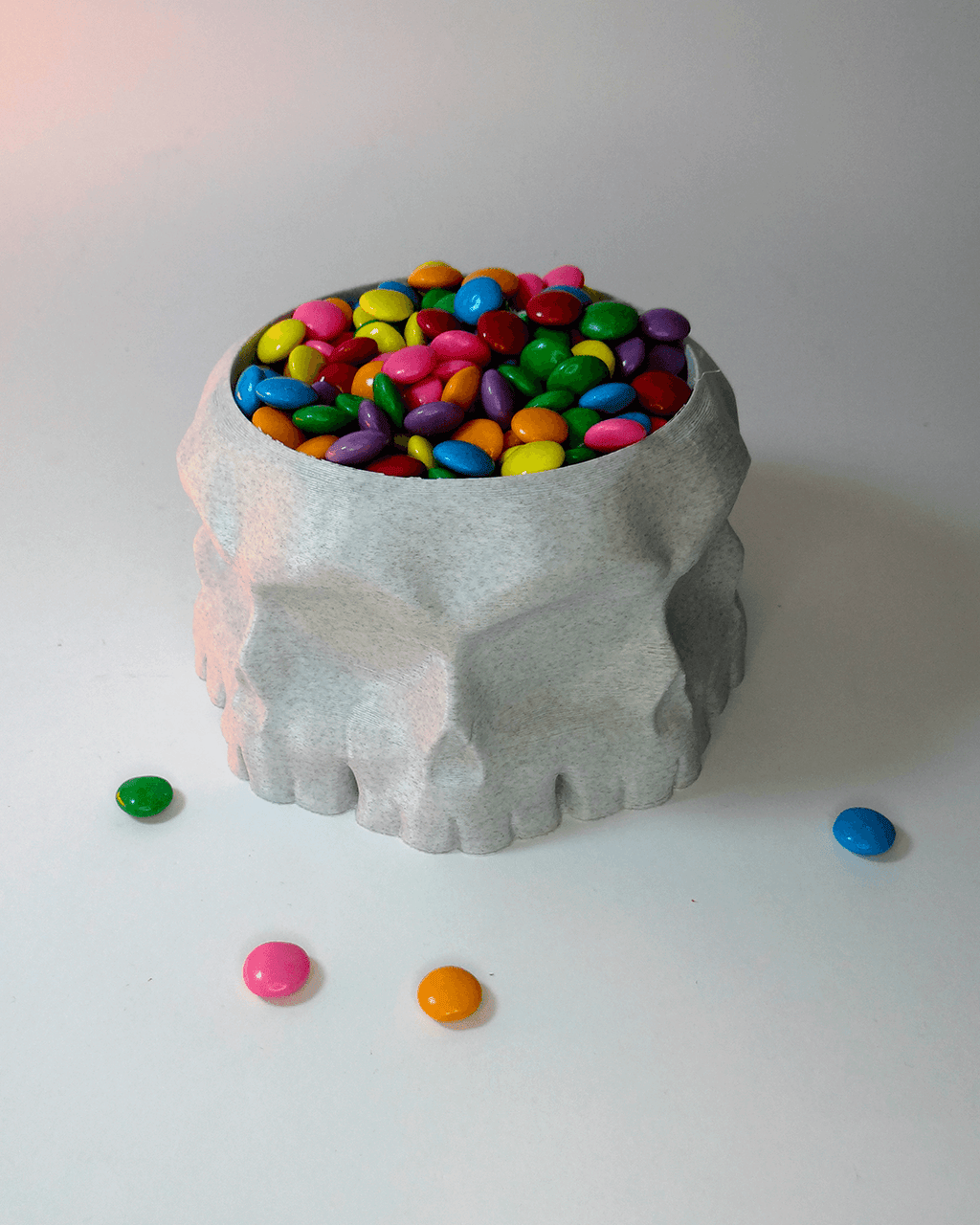 Skull Bowl — halloween decor, view 3, 3D printed by Craft & Press