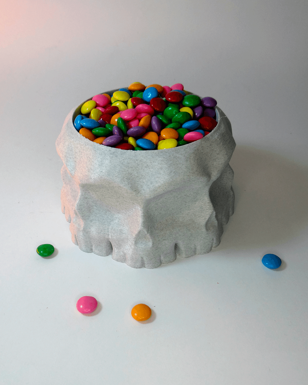 Skull Bowl — halloween decor, view 3, 3D printed by Craft & Press