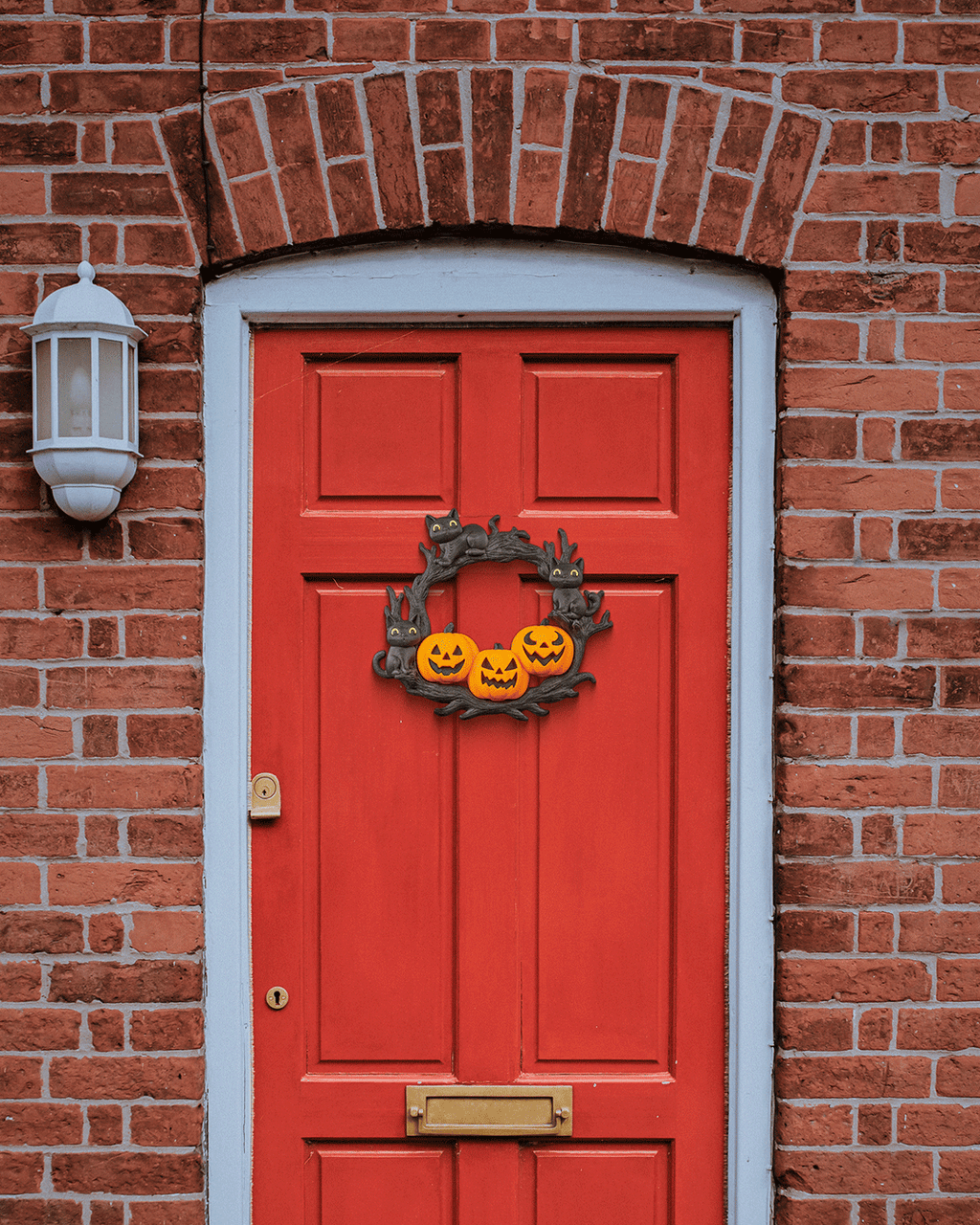 The Cozy Patch - Wreath — halloween wall decor, view 3, 3D printed by Craft & Press